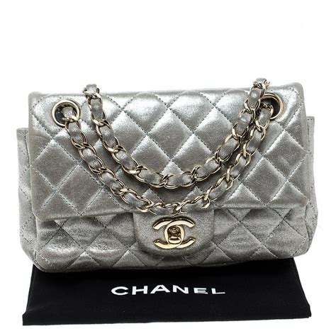 chanel classic handbag silver|Chanel classic bag price euro.